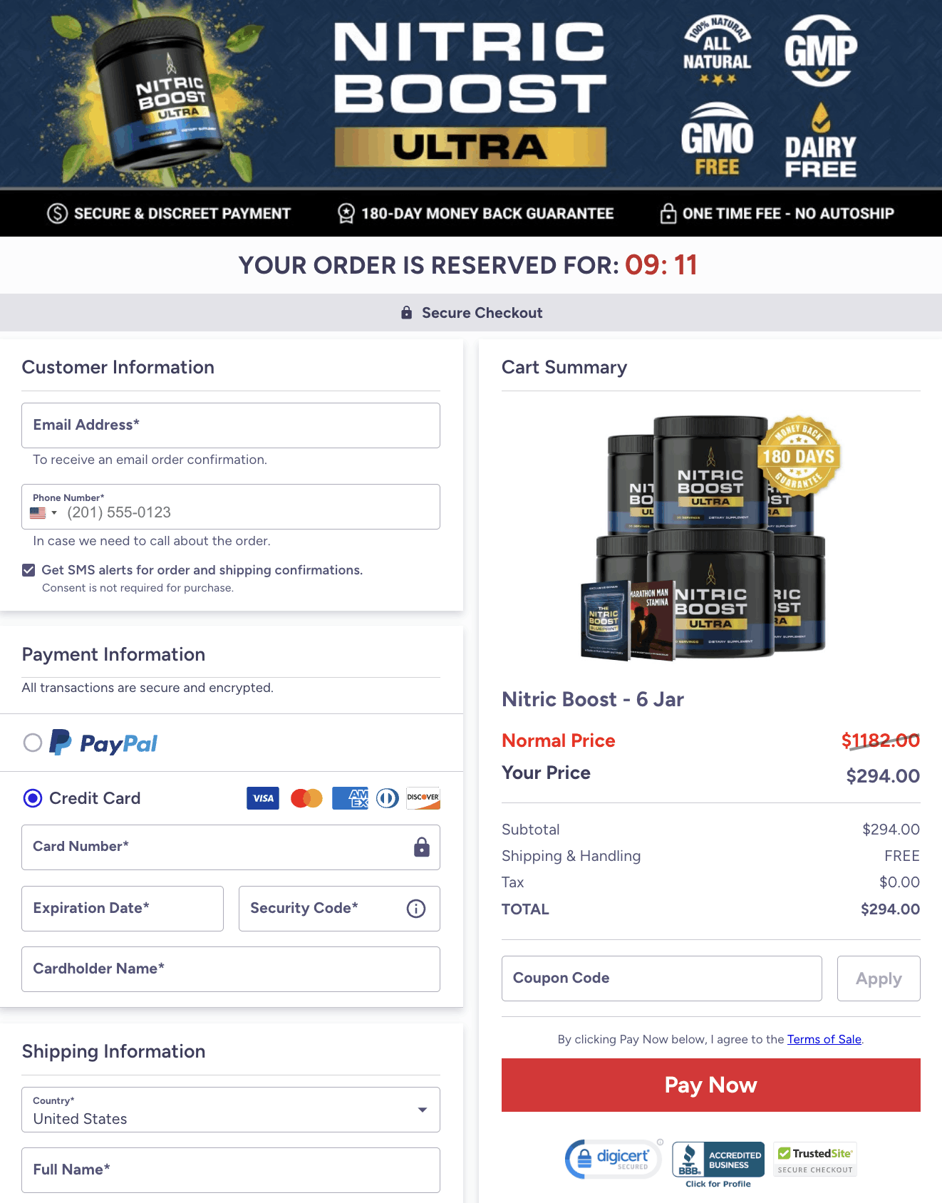 Nitric Boost-Secure-Checkout